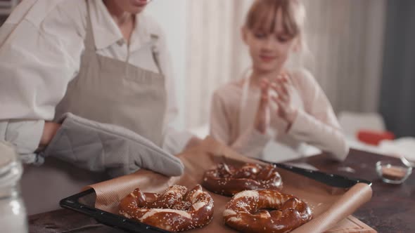 Smelling Fresh Homemade Pretzels