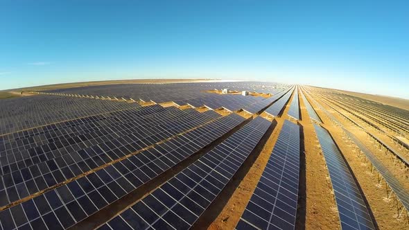 Solar panel farms in the Northern Cape