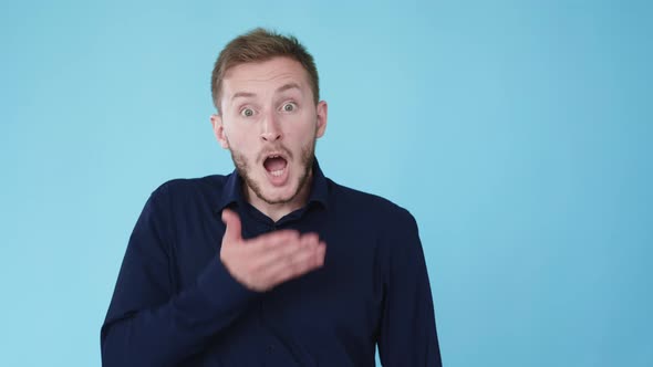 Surprised Man Omg Expression Surprised Gif Loop