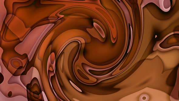 New Brown Color Twirl Background Animated