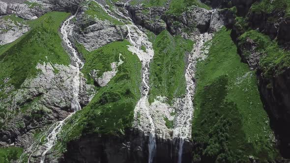 Mountain Waterfall Landscape