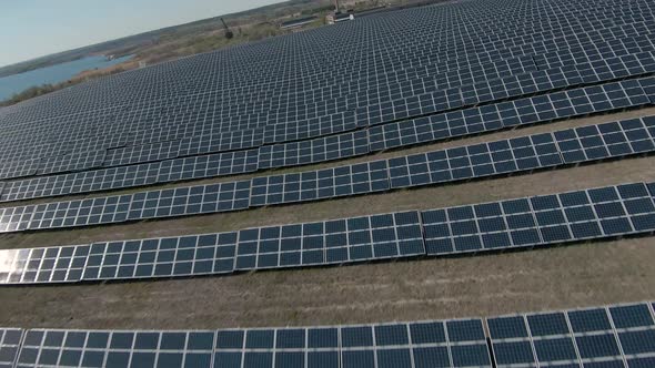 Fast and Maneuverable Flight Over a Field of Solar Panels