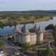 60 Fps Aerial Orbiting Around Medieval Fort in Soroca Republic of Moldova - VideoHive Item for Sale
