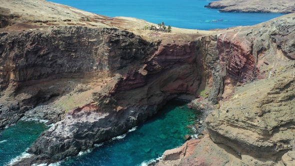 Landscapes Madeira island. Portugal. Beautiful archipelagos in the middle of the Atlantic.