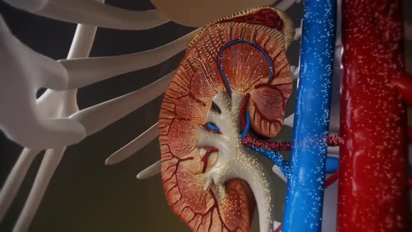 3D Medical Animation of Kidney Circulation
