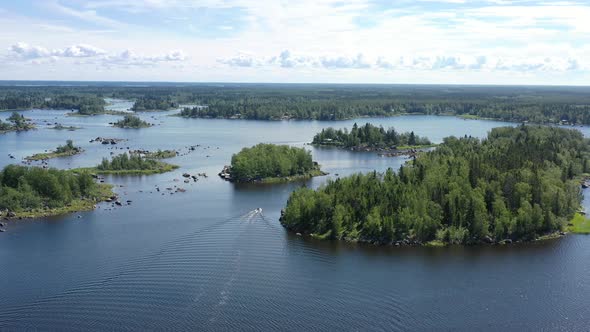 Finnish Archipelago From Above