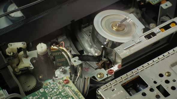 The Mechanism of Refueling a Film of VHS Tape