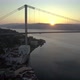 Ortakoy Mosque and Istanbul Bosphorus Bridge Aerial Video - VideoHive Item for Sale