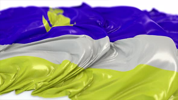 Buryatia Flag On A White Chalkboard  alt