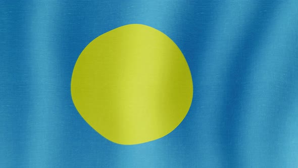 The National Flag of Palau