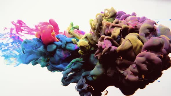 Ink Blend Multicolor Cloud