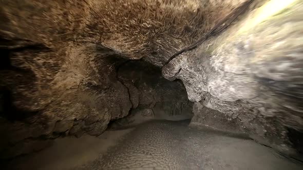 Speleology a Cave a Dungeon a Dark Tunnel Excavations Underground
