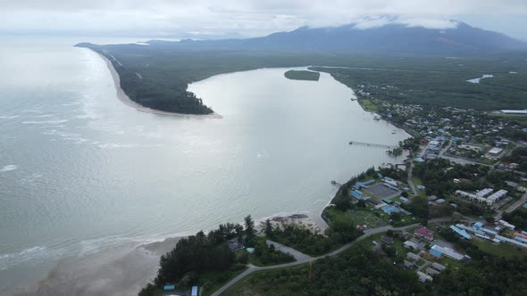 Prawn Fish Farm Aerial