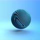 Abstract Background Design blue sphere shapeshifting effect deformation bending effect Animation - VideoHive Item for Sale