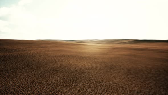 Aerial of Red Sand Dunes in the Namib Desert