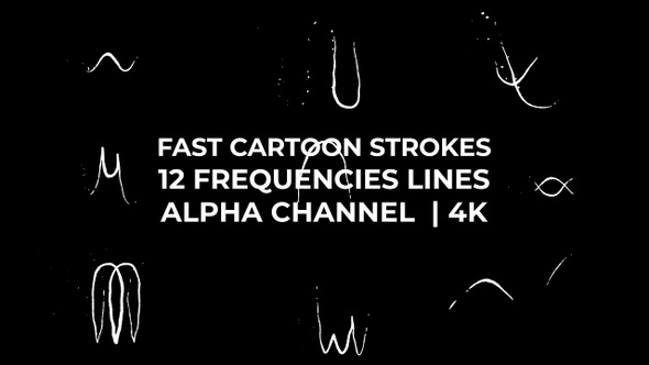 Fast Cartoon Strokes - Frequencies Lines
