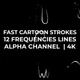 Fast Cartoon Strokes - Frequencies Lines - VideoHive Item for Sale