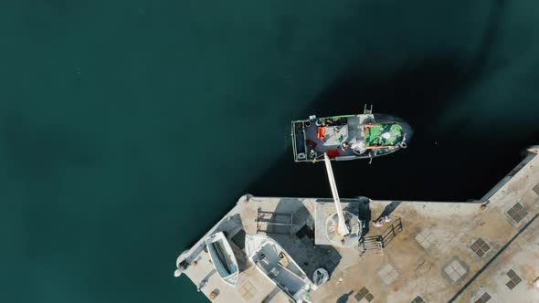 Beautiful Maritime Landscape with Crystal Clear Waters As Seen From Above