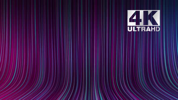 Abstract Colorful Motion Lines 4k Background Loop v2