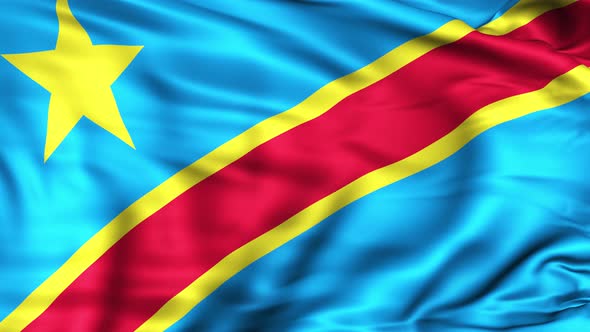 Democratic Republic of the Congo Flag