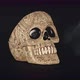 Skull Covered In Smoke On A Dark Background. - VideoHive Item for Sale