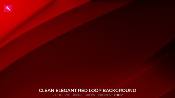 Clean Elegant Red Loop Background