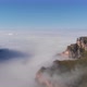 Aerial View of Fog in the Mountain Gorge. - VideoHive Item for Sale