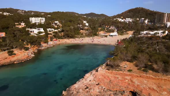 Cala Gracio and Cala Gracioneta beaches in Ibiza, Spain