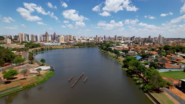 Downtown Rio Preto countryside city of Sao Paulo state.