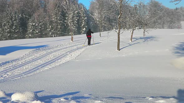 Cross Country Ski in the Austrian Alps