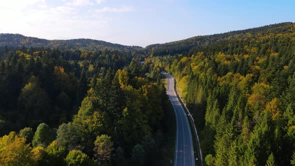 Road in the Mountains