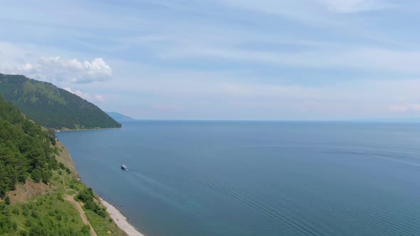 Flight Over Lake Baikal