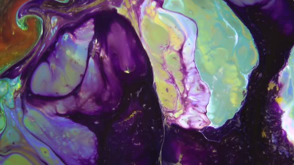 Psychedelic Color Spreading Paint Swirling And Explosion 52 alt