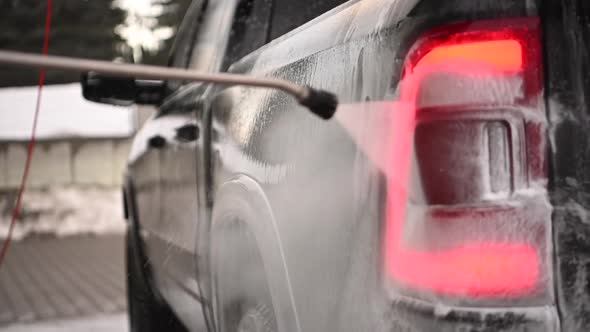 Vehicle Cleaning in Car Wash