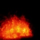 Burning flames from start to finish with ProRes Isolated by Alpha channel (transparent background) - VideoHive Item for Sale