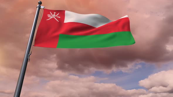 Oman Flag 4K