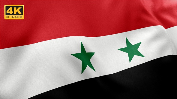 Syria Flag - 4K