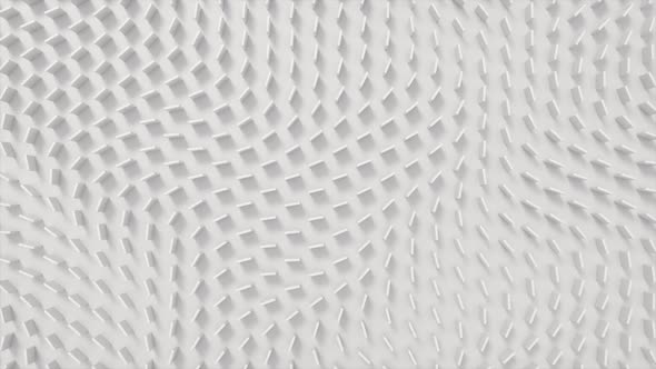 White Wall of Kinetic Waves Loop