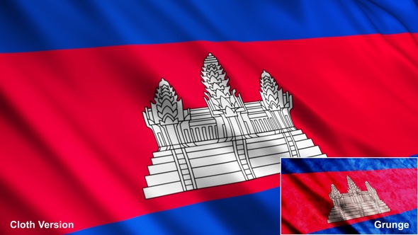 Cambodia Flags