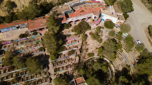 Abandoned Festival Club in Ibiza, Spain