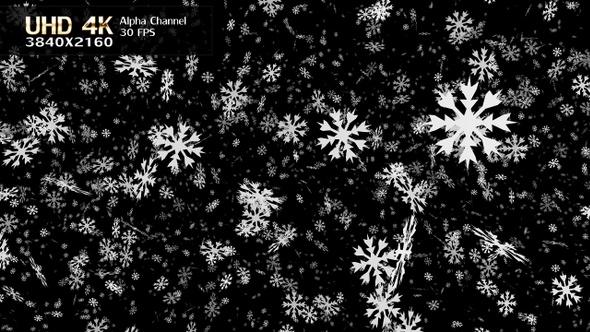 Snowflakes 4K