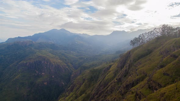 Ella Natural Landscape in the Mountains Sri Lanka 