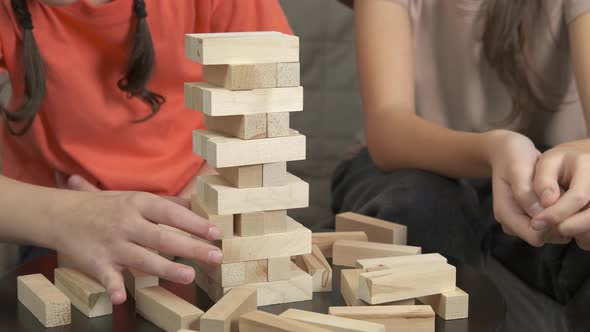 Strategy with Wooden Blocks