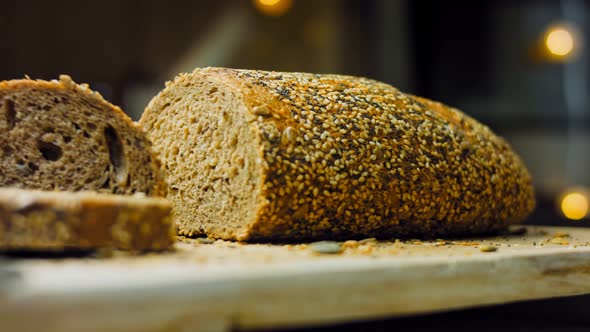 Freshly Baked Bread with Seeds