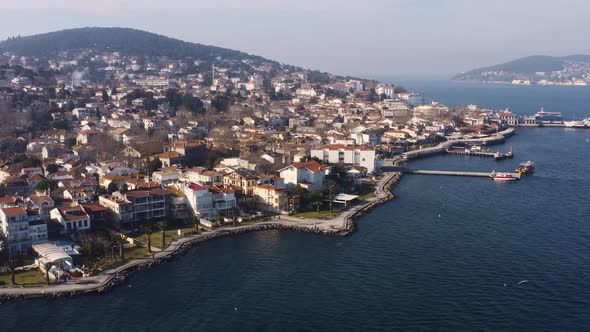 Istanbul Prince Islands Aerial View