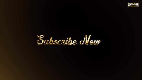 Golden And Silver Subscribe Button V2