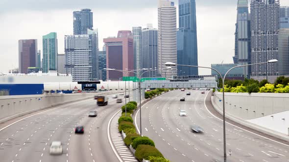 Singapore Multi-lane Road Traffic