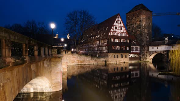 Day To Night Timelapse of Nuremberg, Germany