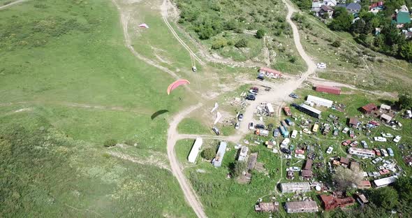 Paragliding in the Mountains