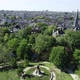 Aerial view of famous park Vondelpark in Amsterdam, Netherlands, Dron view with city panorama - VideoHive Item for Sale